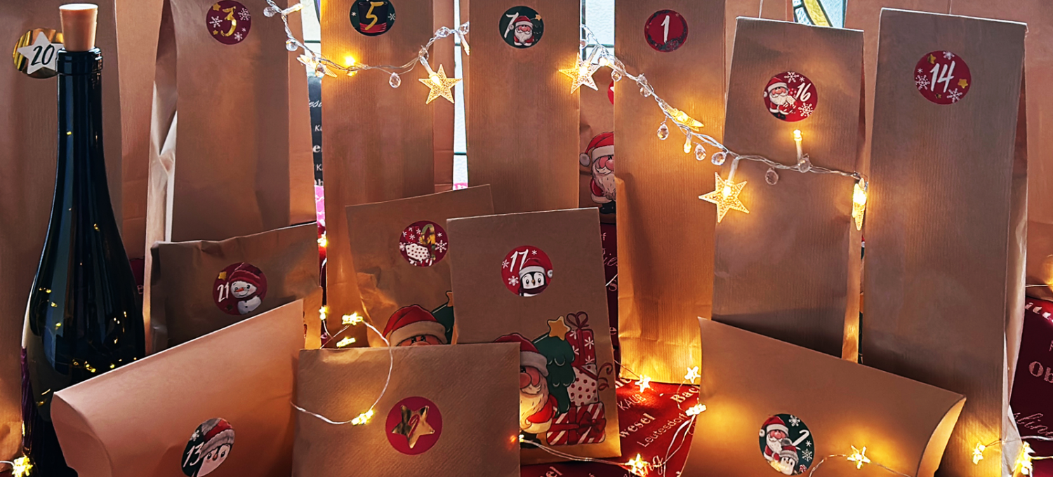 24 liebevoll verpackte Überraschungen